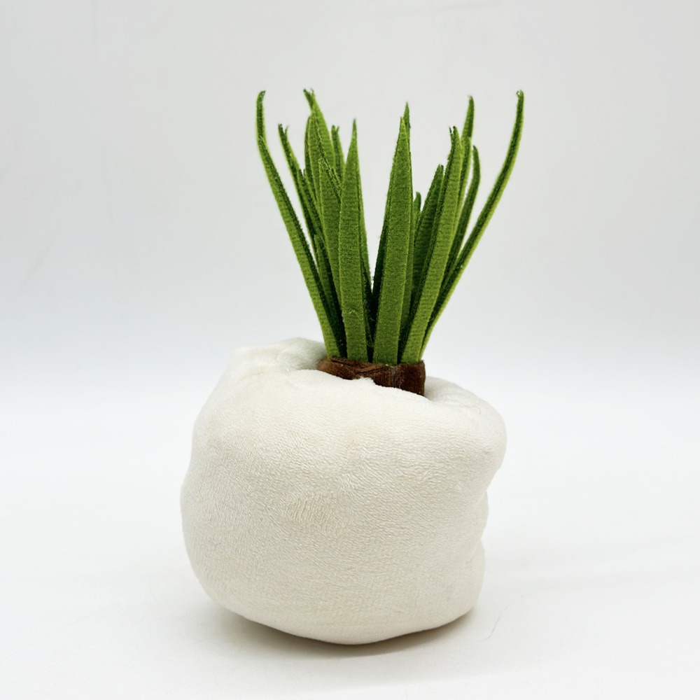 Забавная плюшевая настольная кашпо высотой 16 см с искусственным суккулентом — милый декоративный элемент для дома, офиса и оригинальный подарок. 19