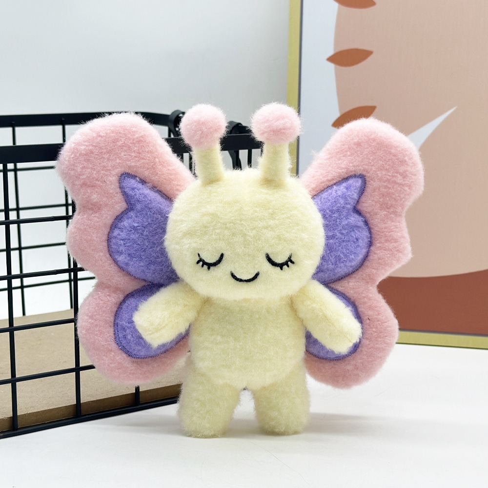 Cute Plush Butterfly Stuffed Animal - Soft Pastel Winged Toy with Closed Eyes, Adorable Decor for Kids & Nursery, Perfec 11