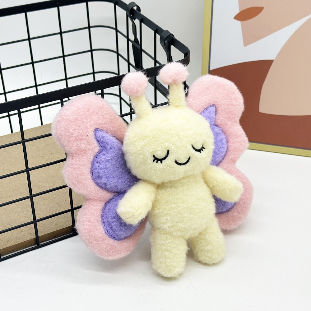 Cute Plush Butterfly Stuffed Animal - Soft Pastel Winged Toy with Closed Eyes, Adorable Decor for Kids & Nursery, Perfec 12