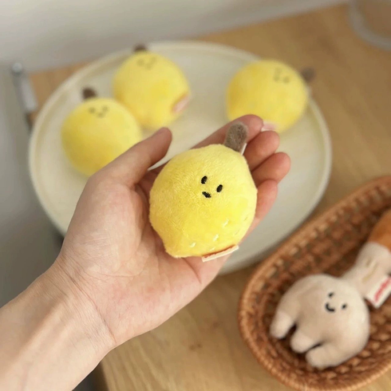 10cm Cute Lemon Plush Mini Dolls - Soft Stuffed Fruit Toys with Adorable Facial Expressions 11