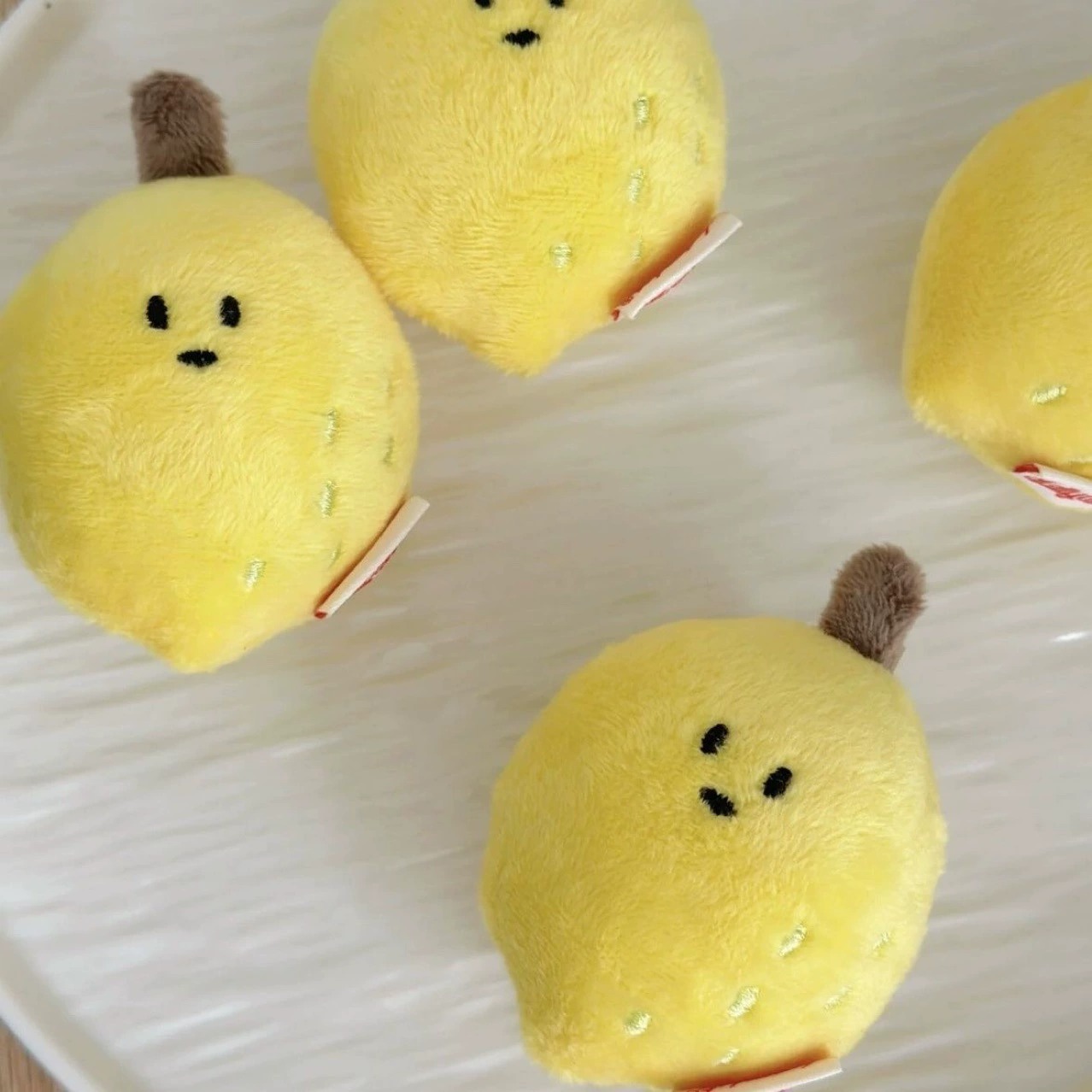 10cm Cute Lemon Plush Mini Dolls - Soft Stuffed Fruit Toys with Adorable Facial Expressions 13