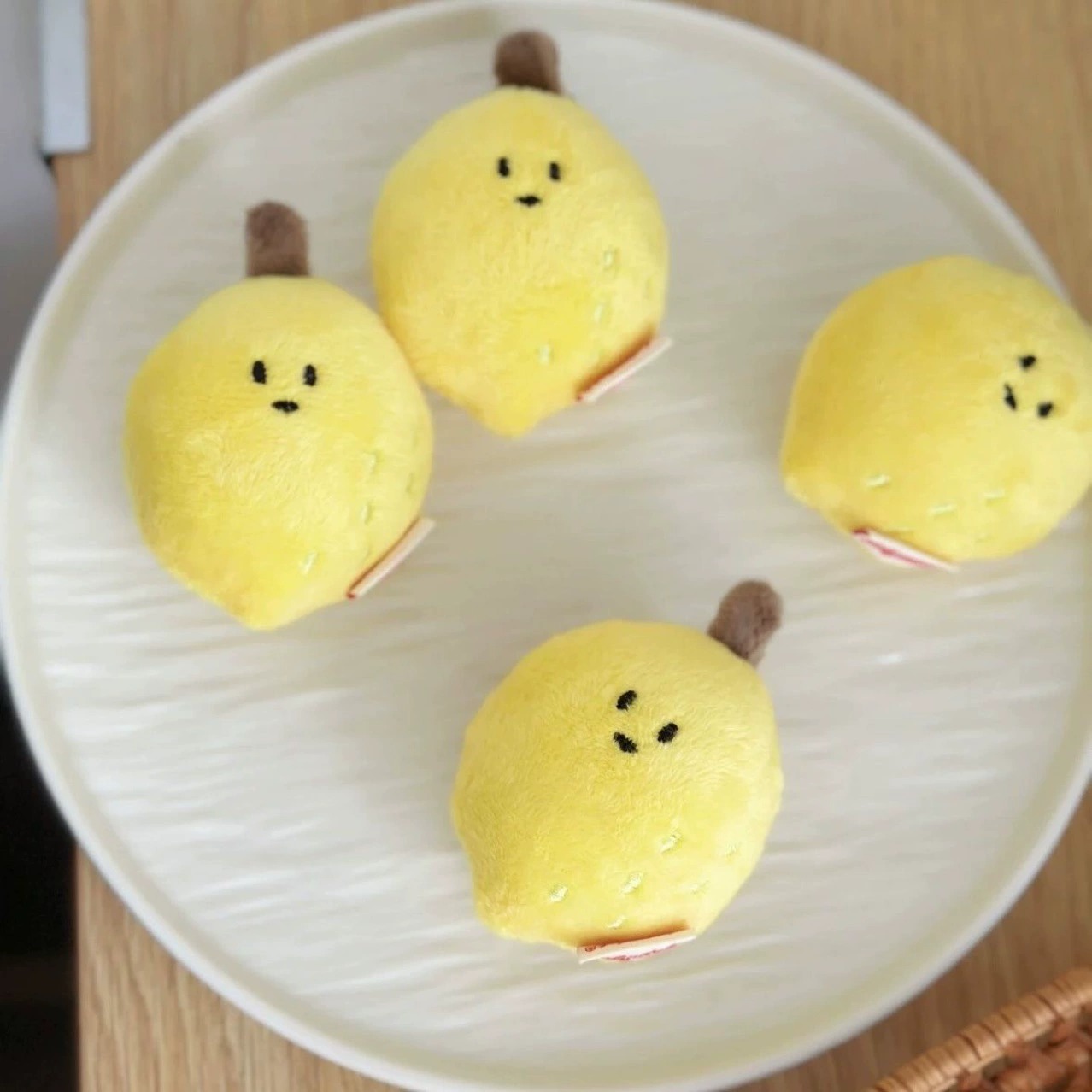 10cm Cute Lemon Plush Mini Dolls - Soft Stuffed Fruit Toys with Adorable Facial Expressions 12