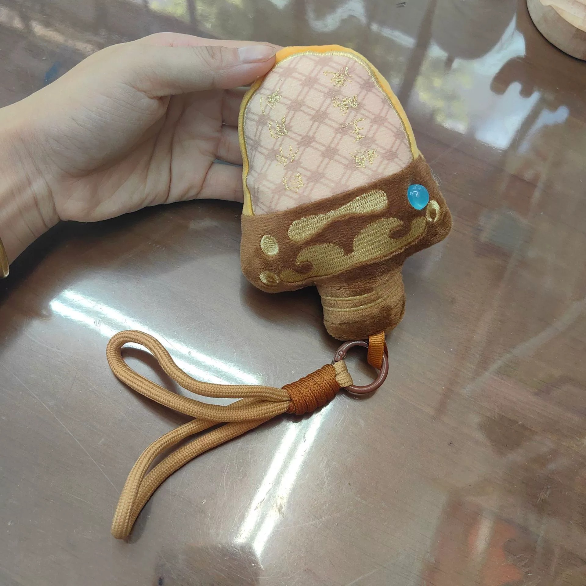 Plush Pendant of the Sword of Goujian Cute Plush Keychains  Soft Stuffed Key Ring Accessories 12