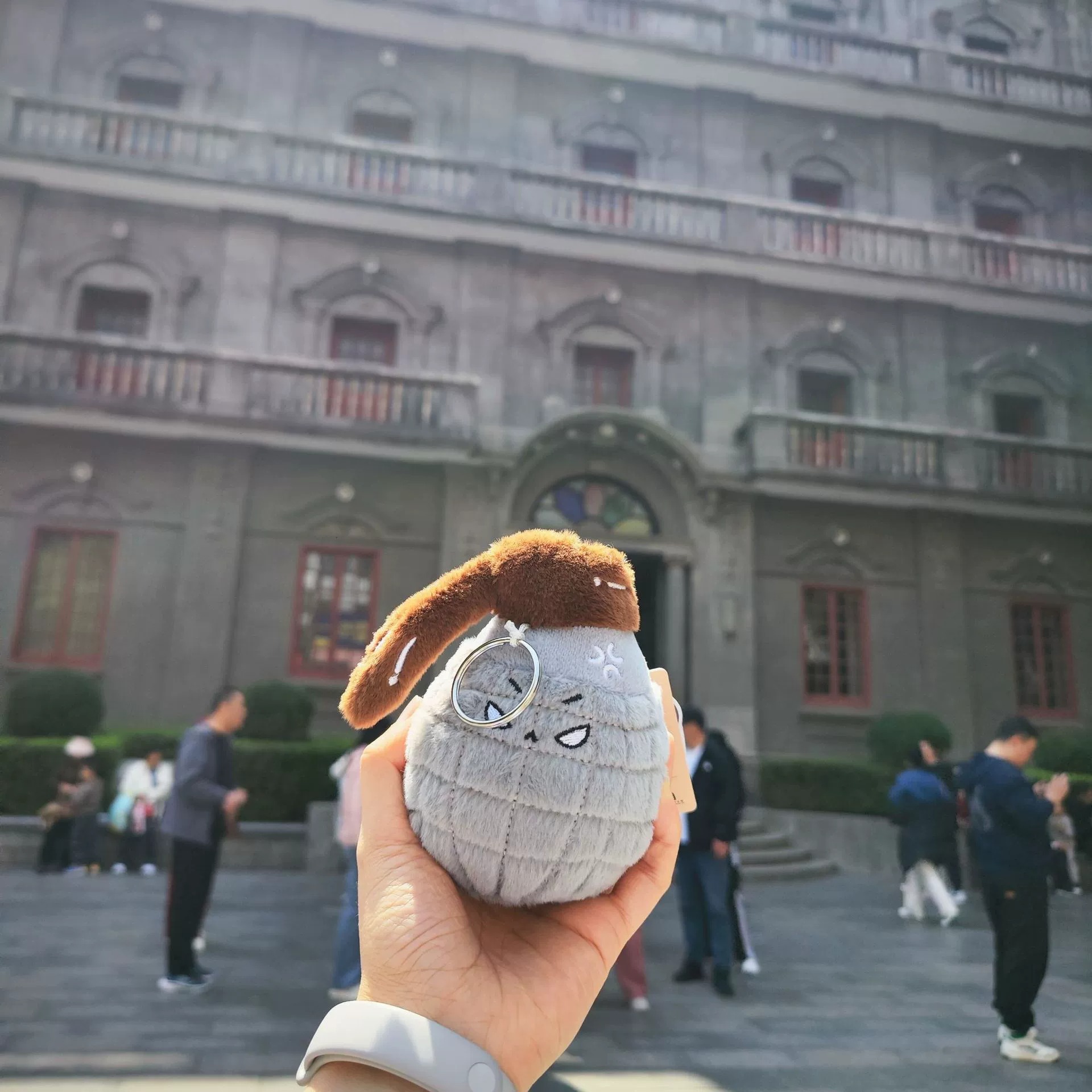 Peluche de granada enojada: granada de peluche suave de 13 cm con expresión peculiar, coleccionable único para entusiastas y novedosos. 14