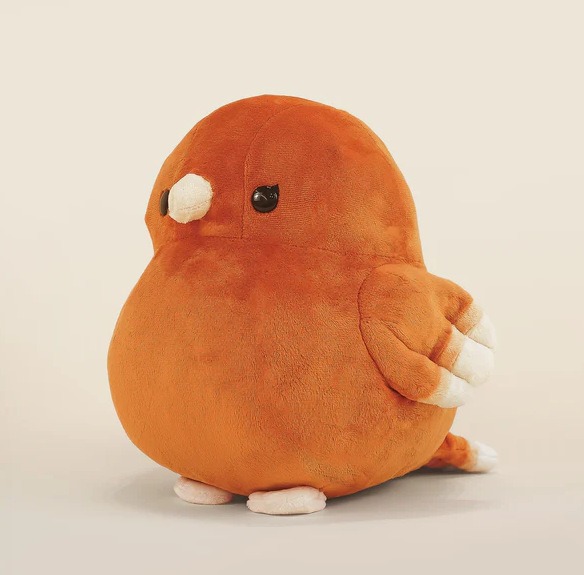​Cute Orange Round Bird 20cm  Canari the Canary   Plush Toy - Soft Stuffed Animal for Cuddling & Decor 8