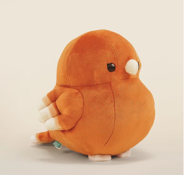 ​Cute Orange Round Bird 20cm  Canari the Canary   Plush Toy - Soft Stuffed Animal for Cuddling & Decor 11