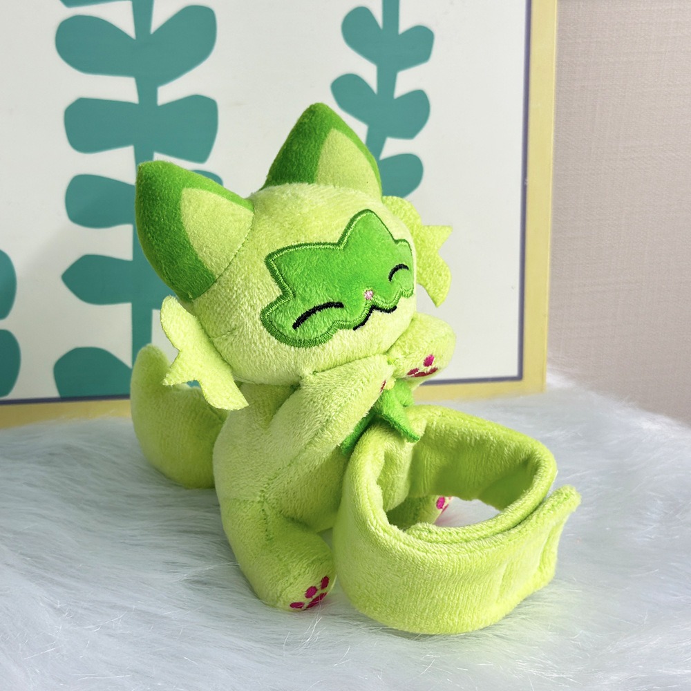 9cm Sprigatito Shoulder Pal Plush Strap - Cute Green Cat Plush Accessory for Bags 12
