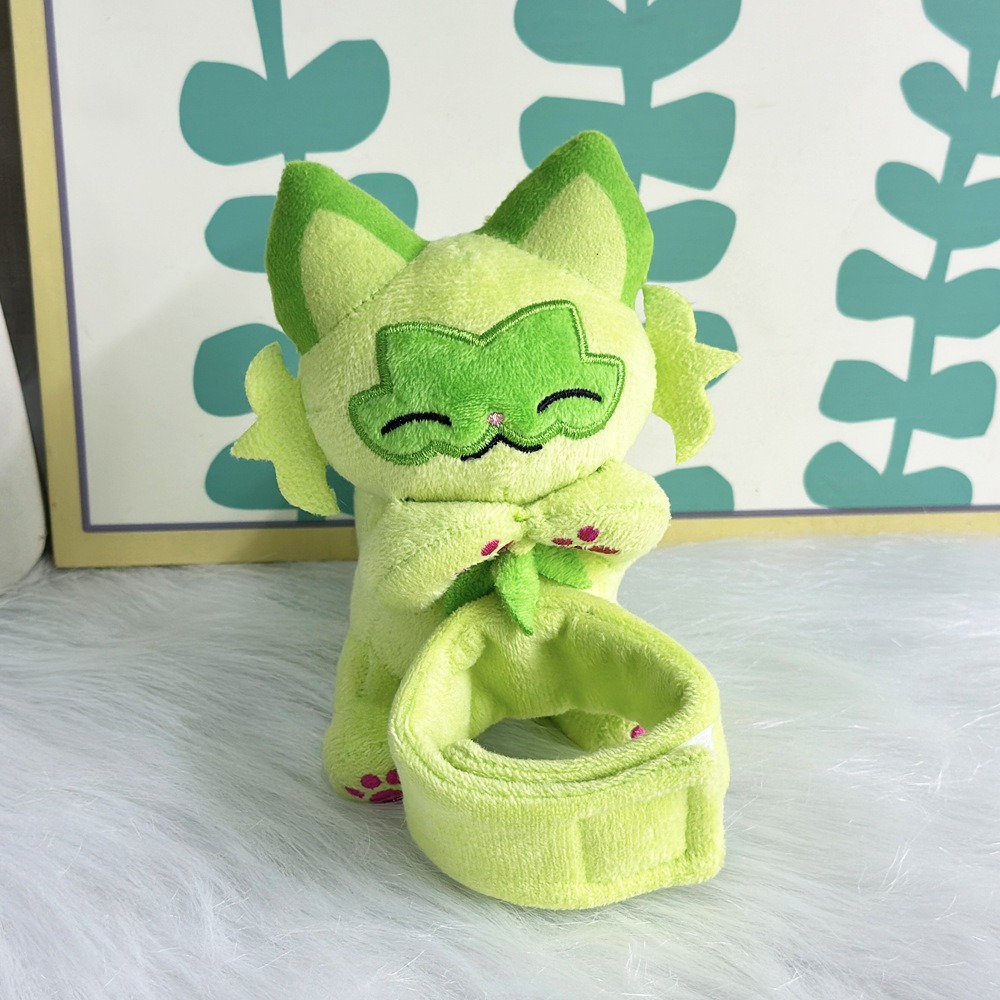 9cm Sprigatito Shoulder Pal Plush Strap - Cute Green Cat Plush Accessory for Bags 13
