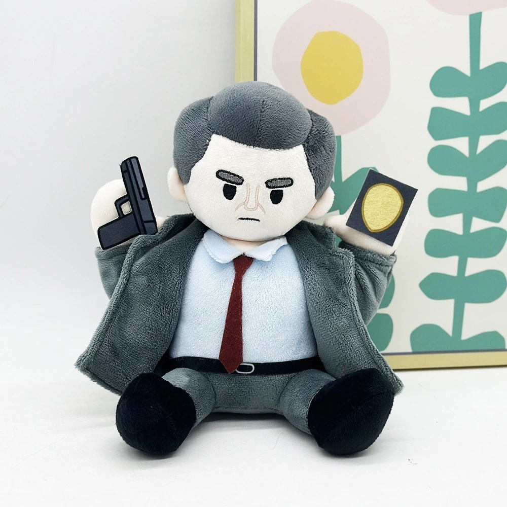 19cm The Naked Gun Comedy Series Detective Frank Drebin Stuffed Plush Toy Collectible 1