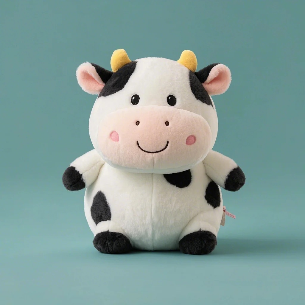 Peluche vache personnalisée, animaux en peluche, vache laitière en peluche personnalisée 10