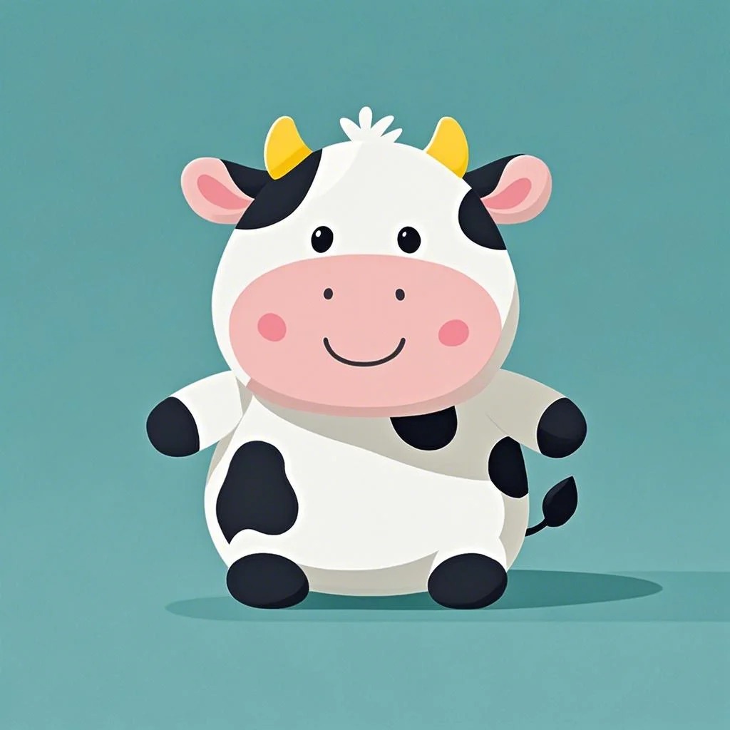 Peluche vache personnalisée, animaux en peluche, vache laitière en peluche personnalisée 9