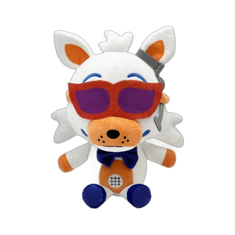 30cm Wes Plush - Adorable Stuffed Toy with Trendy Red Sunglasses, Navy Bow Tie and Unique Design Details 10