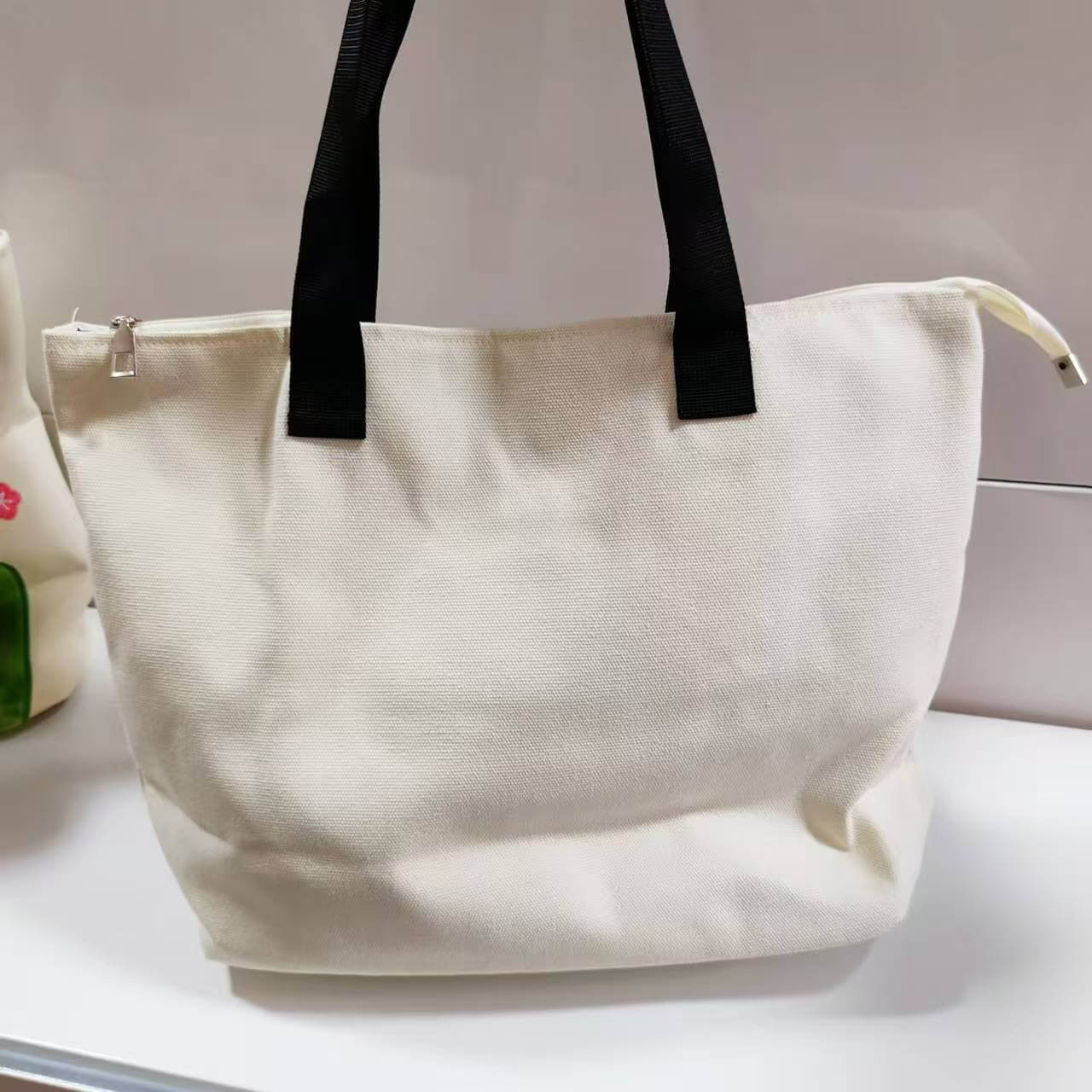 Wholesale 40*30 CM Cartoon Cute Panda Plush Canvas Stuffed Toy Bag Large Shopping Bag Promotional Cartoon Tote Bag 14