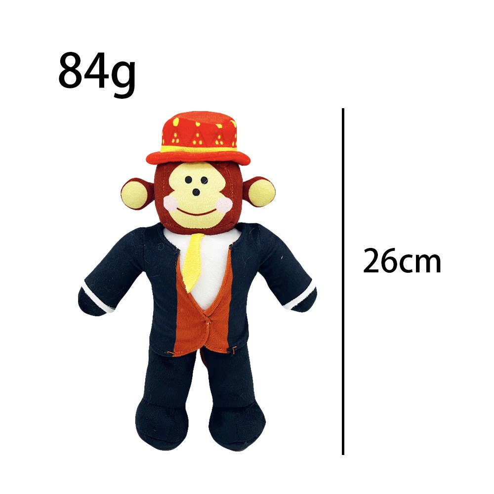 26cm Steal a Brainrot Jandel Plush Toy - Adorable Monkey  Perfect Cuddly Companion and Unique Decor for Fans and Kids 14