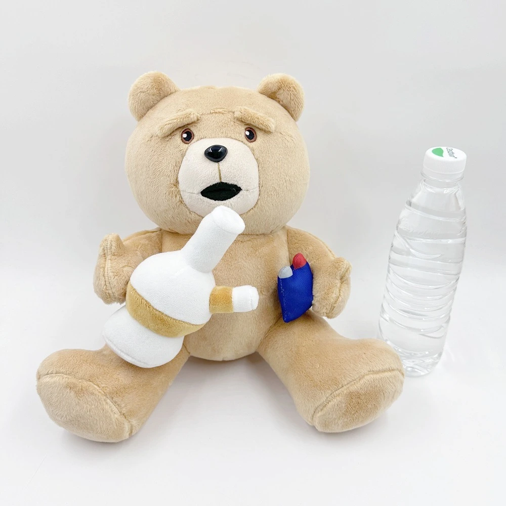 Ted Interactive Plush Toy - 27cm Tall, 396g Stuffed Teddy Bear with Bottle &amp; Accessory, Inspired by the Movie Character 1