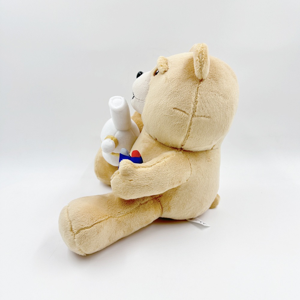 Ted Interactive Plush Toy - 27cm Tall, 396g Stuffed Teddy Bear with Bottle & Accessory, Inspired by the Movie Character 18