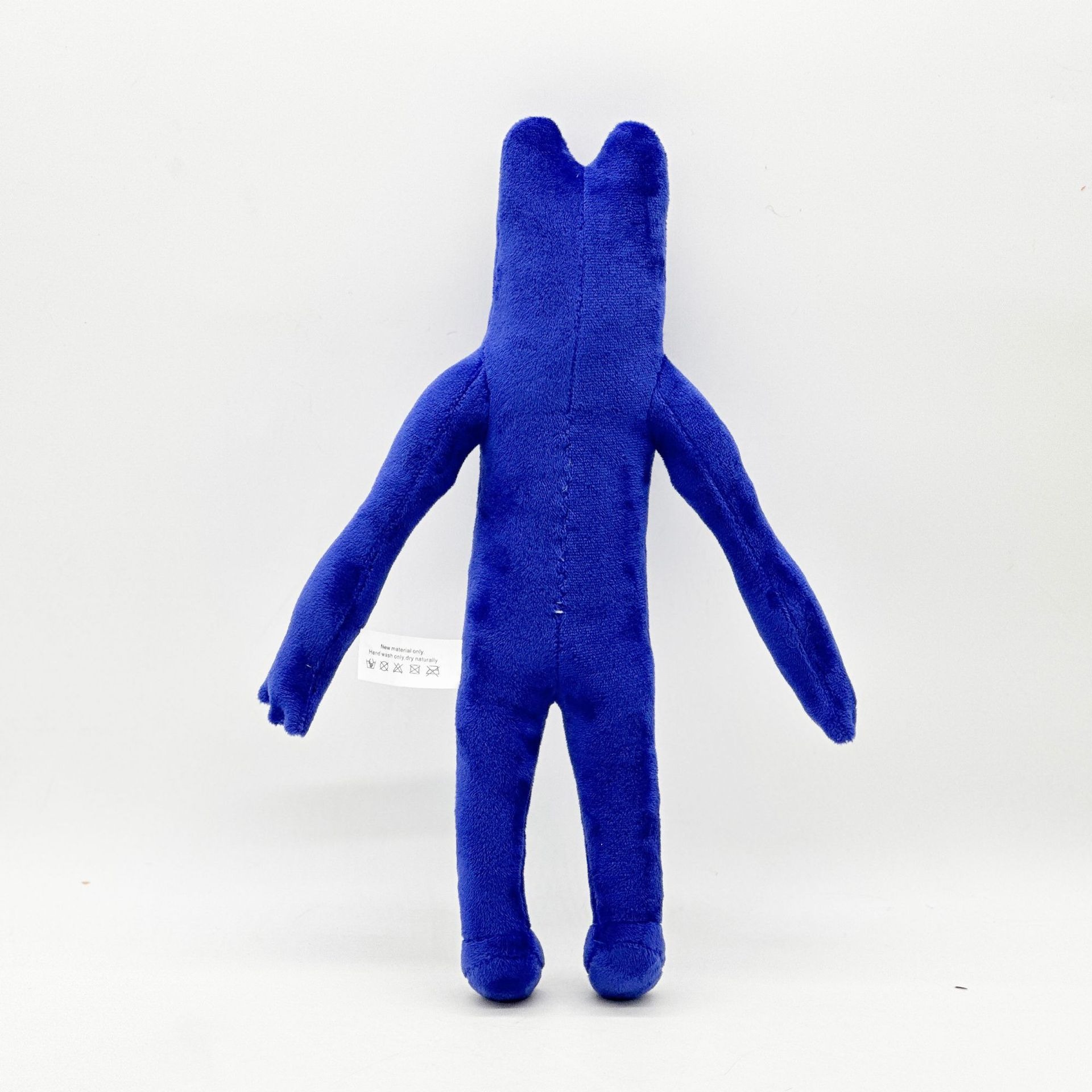 Adorable monstruo azul de peluche con barba y cejas amarillas. 34 cm de alto y 101 g de peso. Figura suave para niños. 16