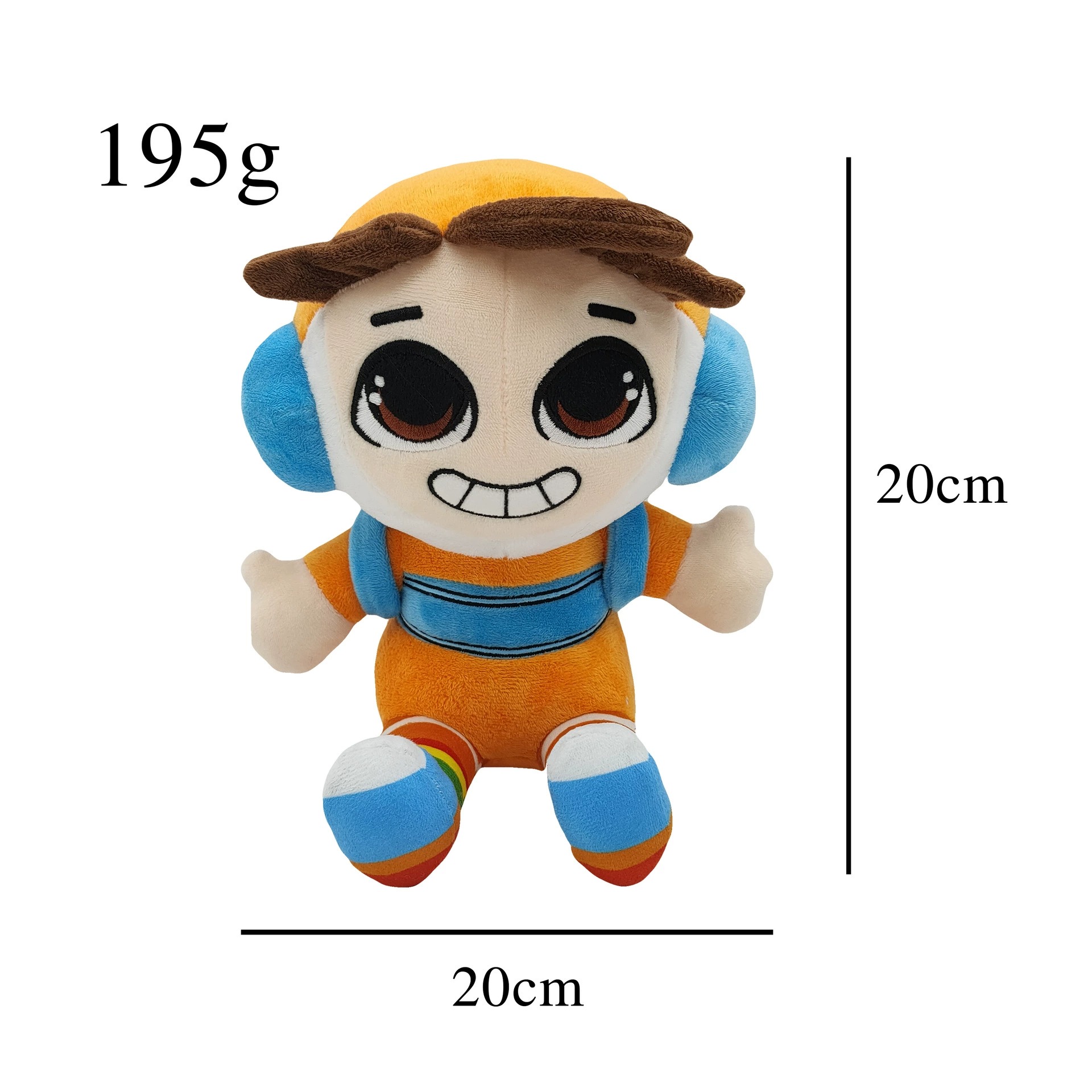 Adorable Socksfor1 Inspired Cute Cartoon Character Plush Toy - 20cm Soft Stuffed Doll Perfect for Fans and Collectors 11