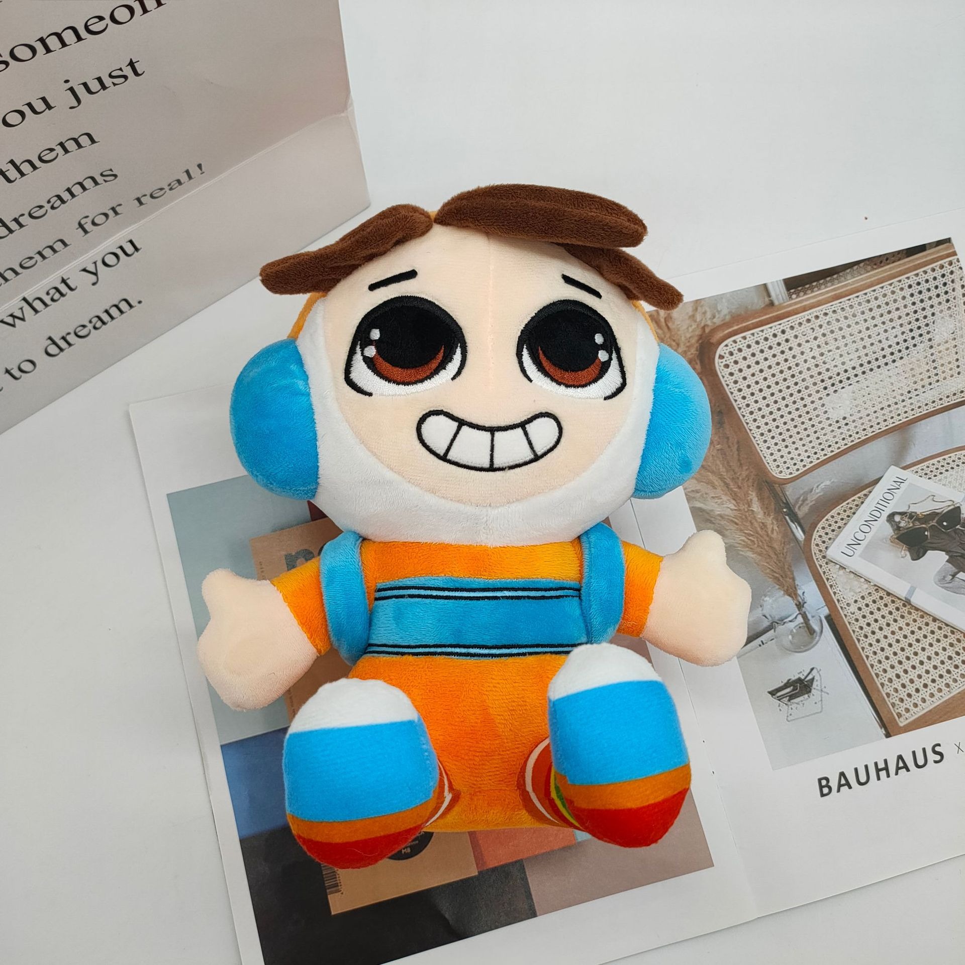 Adorable Socksfor1 Inspired Cute Cartoon Character Plush Toy - 20cm Soft Stuffed Doll Perfect for Fans and Collectors 21