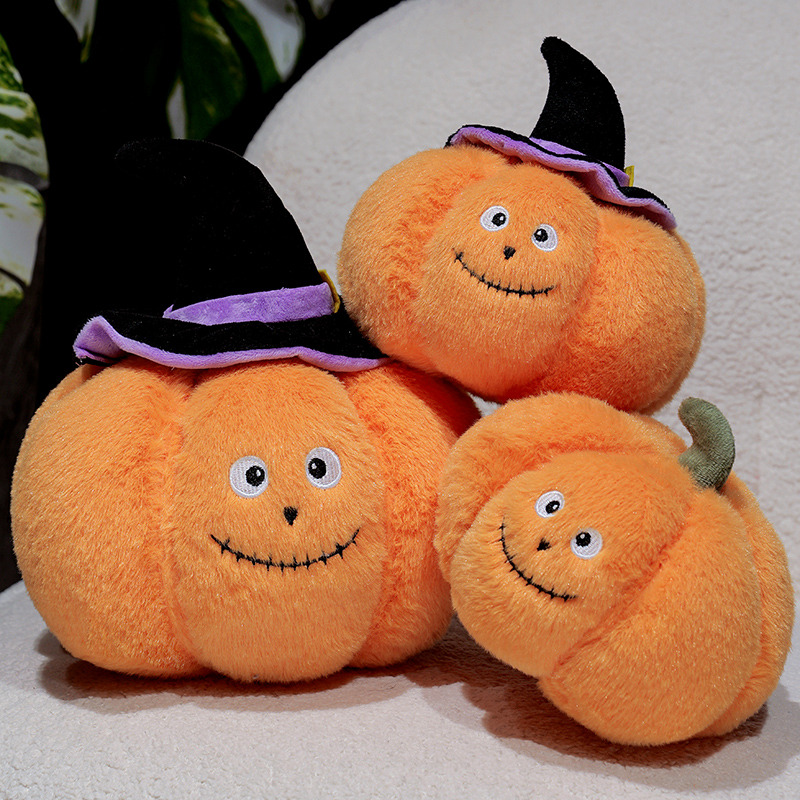 Adorables peluches citrouilles d'Halloween - Mignonnes peluches citrouilles 13