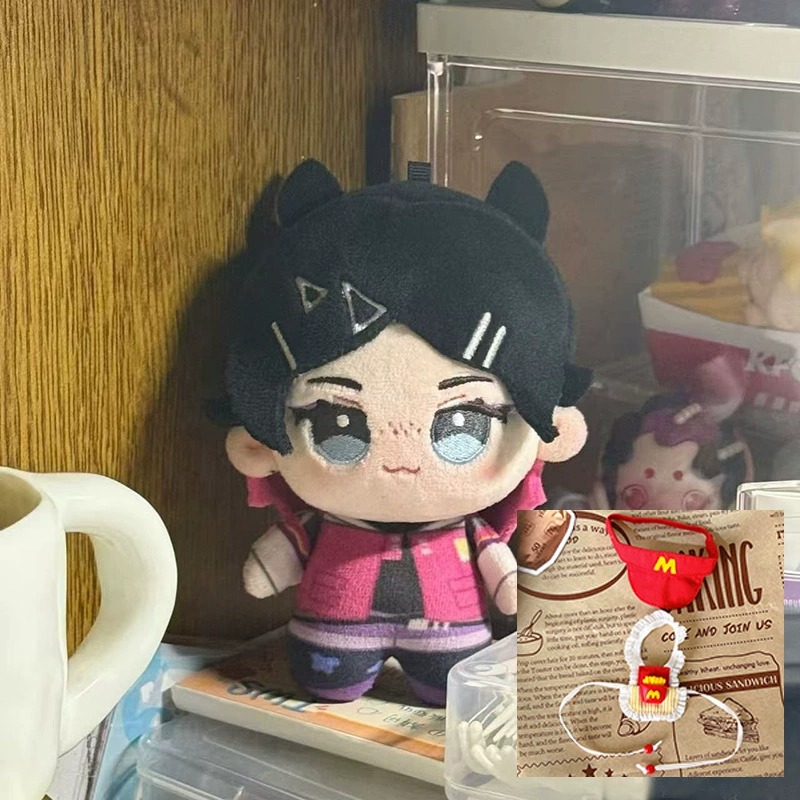 13cm Valorant Iso Cotton Doll - Official Game Character Plush Toy, Perfect Gift for Gamers & Collectors 14