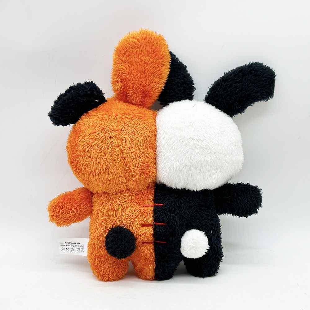Halloween Dual-Face Bunny Plush Toy 27cm Spooky Skeleton Halloween Plush Doll for Gifts Halloween Plush Bulk 12