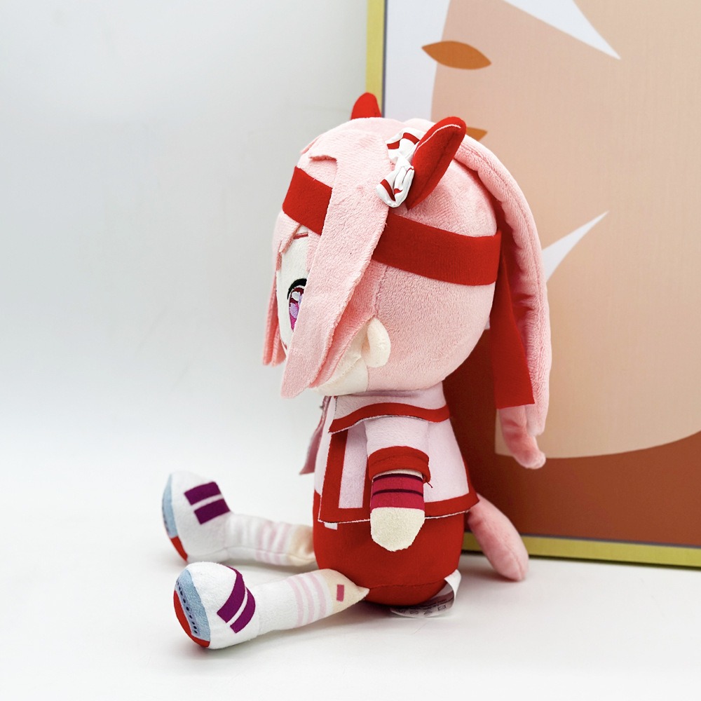 Peluche Haru Urara rose mignonne de 23 cm - Poupée en peluche Uma Musume Pretty Derby 12