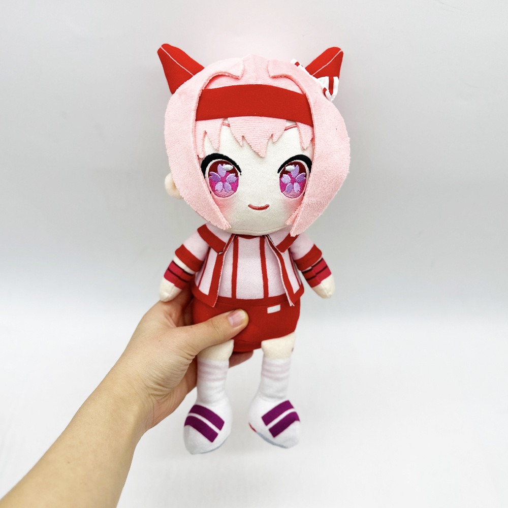Peluche Haru Urara rose mignonne de 23 cm - Poupée en peluche Uma Musume Pretty Derby 18