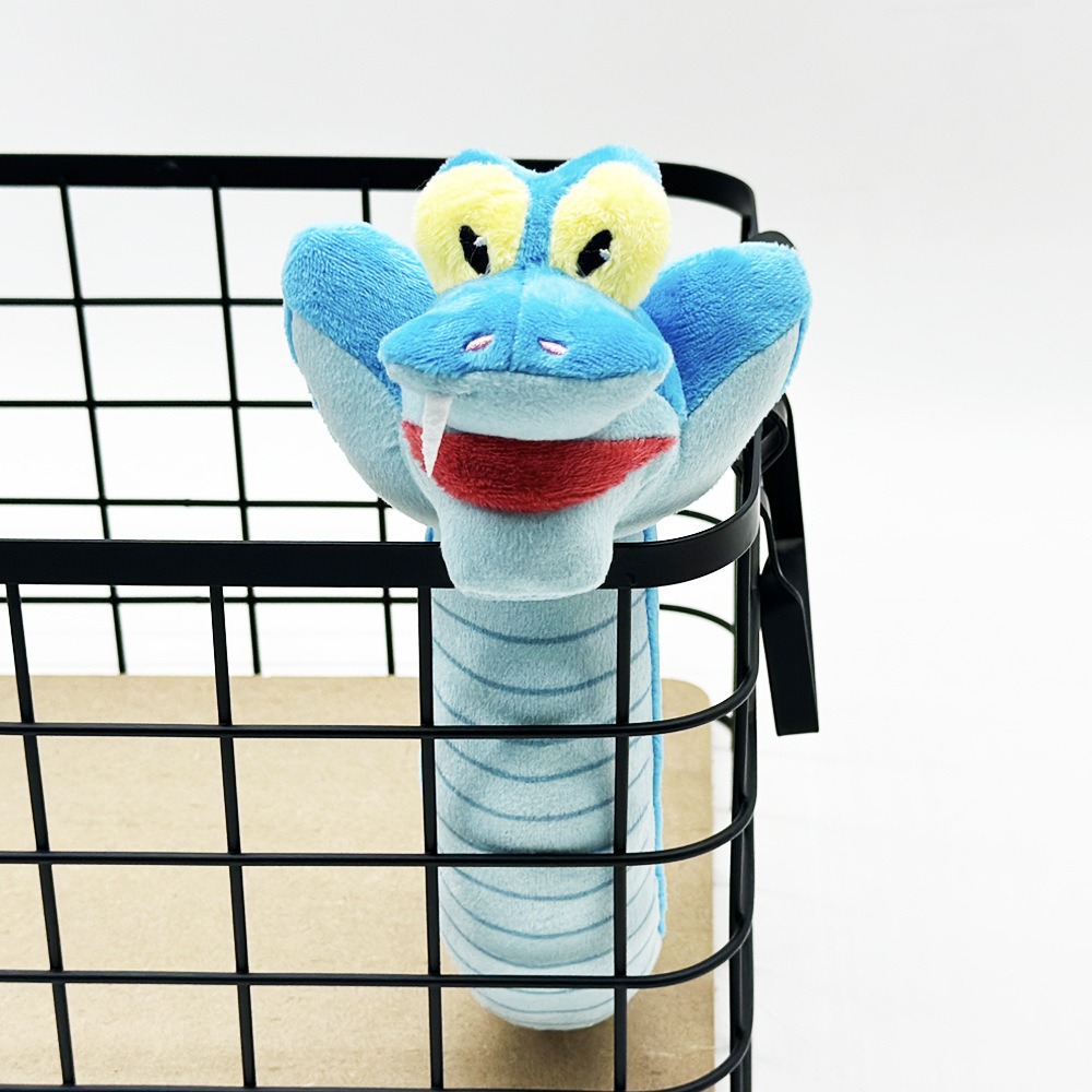 Cute Blue Snake Plush Toy - 23cm Soft Stuffed Animal Snake with Big Eyes, 42g Lightweight Snake Doll for Kids and Collec 9