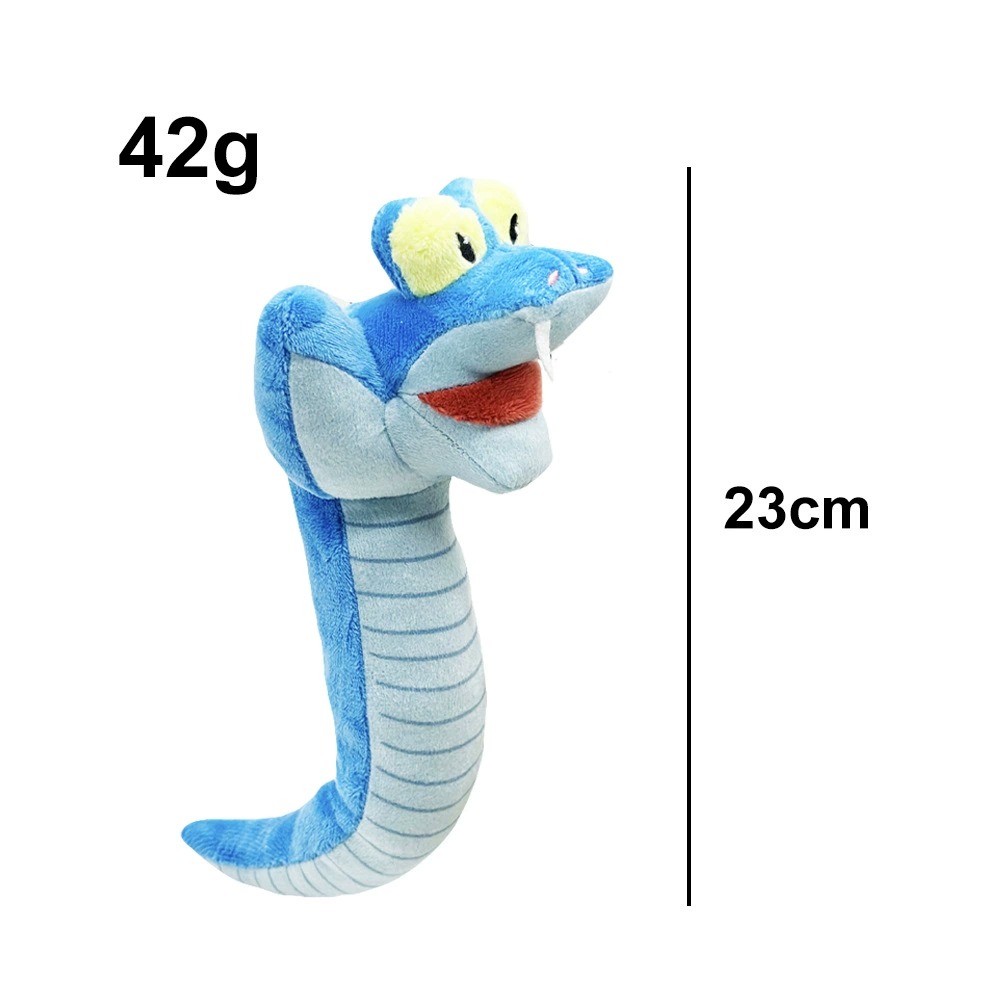 Cute Blue Snake Plush Toy - 23cm Soft Stuffed Animal Snake with Big Eyes, 42g Lightweight Snake Doll for Kids and Collec 12