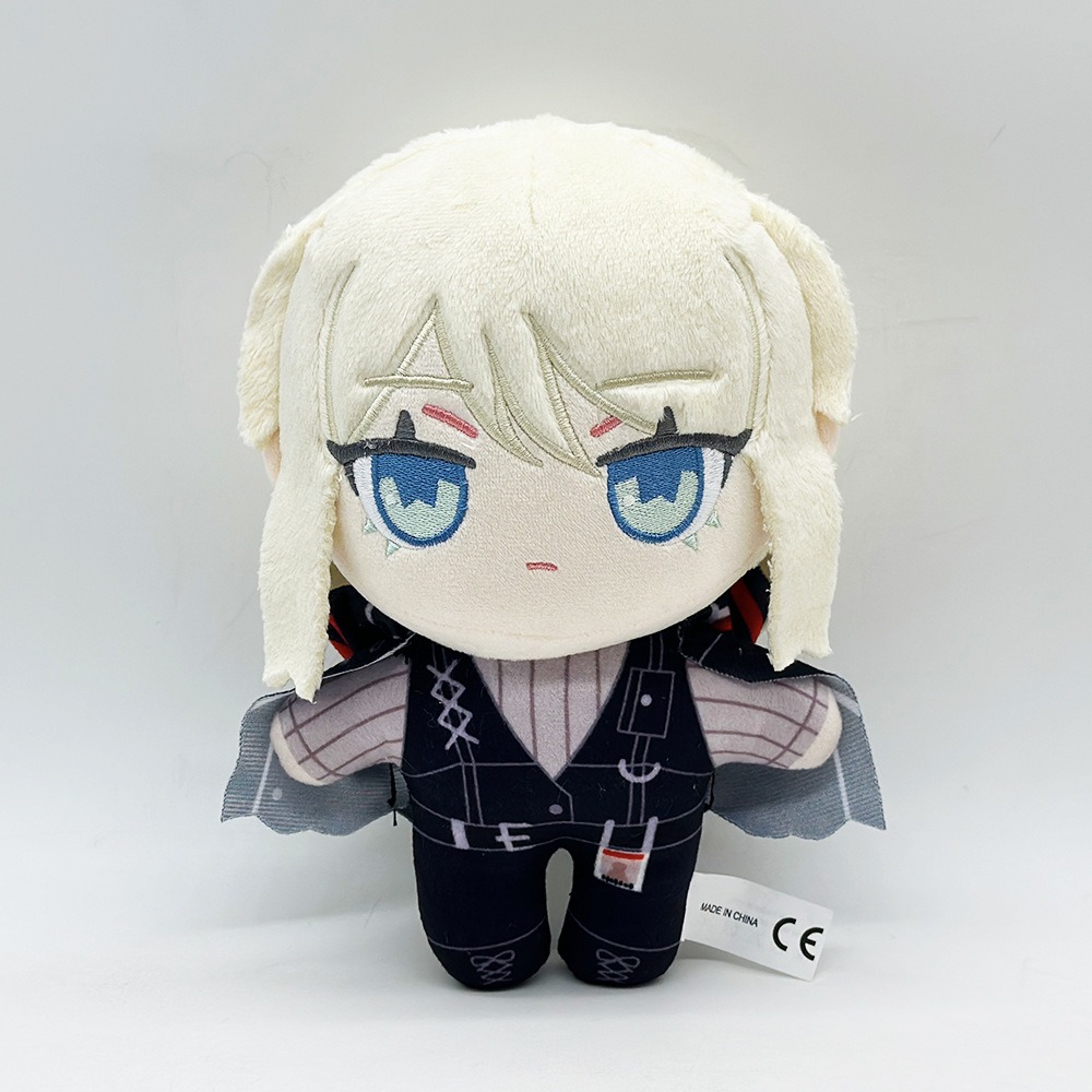 Limbus Company Anime Character Plush Doll - 22cm Cute Stuffed Toy with Blond Hair & Blue Eyes (149g) 14
