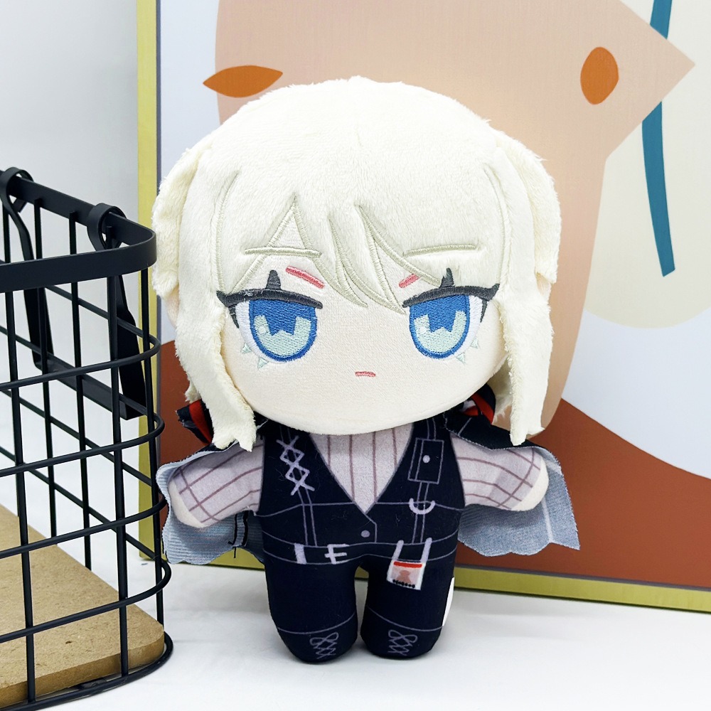 Limbus Company Anime Character Plush Doll - 22cm Cute Stuffed Toy with Blond Hair & Blue Eyes (149g) 11