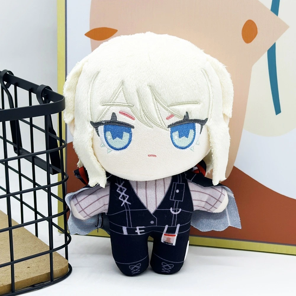 Limbus Company Anime Character Plush Doll - 22cm Cute Stuffed Toy with Blond Hair &amp; Blue Eyes (149g) 1