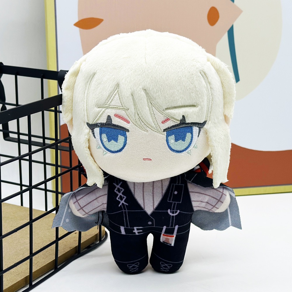 Limbus Company Anime Character Plush Doll - 22cm Cute Stuffed Toy with Blond Hair & Blue Eyes (149g) 10