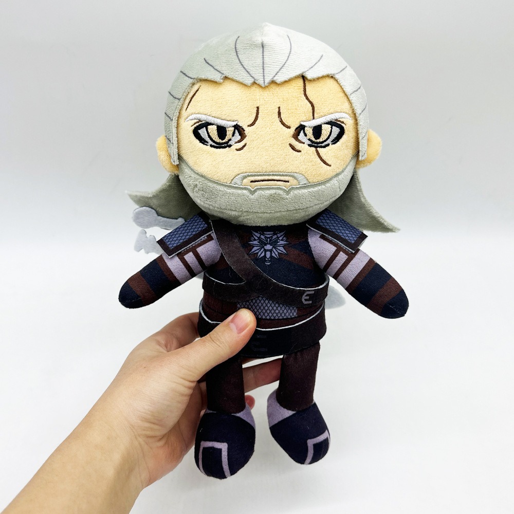 20cm Plush Geralt of Rivia - The Witcher 3: Wild Hunt Themed Stuffed Toy Fantasy Fans & Cozy Adventure Companion 15
