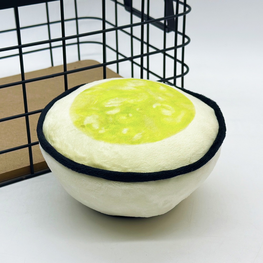 Adorable peluche Luffa et Soupe aux Œufs de 7 cm - Fournisseur de jouets mignons inspirés de la nourriture, parfaits pour les collectionneurs de mini peluches 12