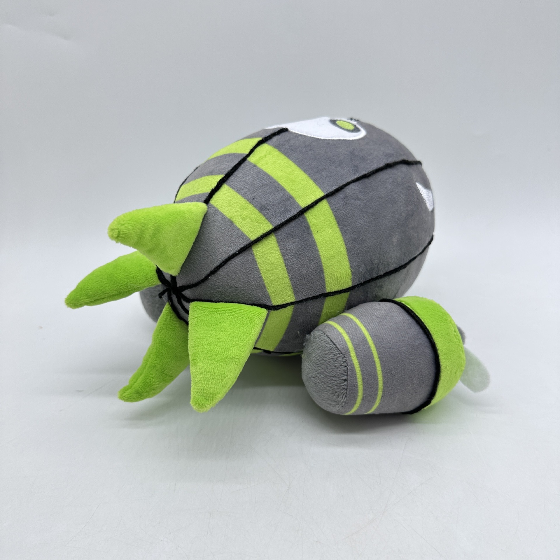 Dirigible de peluche gigante ZOMG de 22 cm, color gris y verde 16