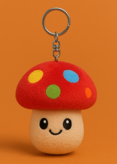 Colorful Mushroom Plush Toy - Soft Stuffed Mushroom Doll for Kids & Home Decor 6