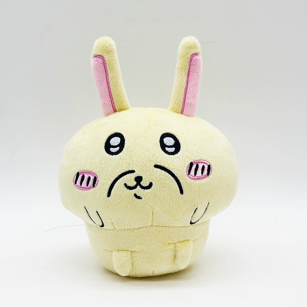 Lindo conejito de peluche amarillo de 18 cm. 10