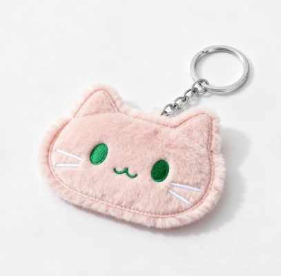 Kitten keychain plush toy, soft, cute, stylish and versatile 1