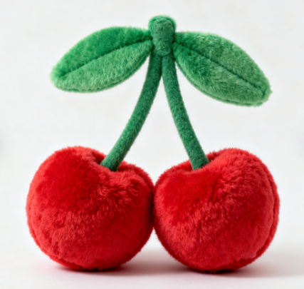 Cherry Plush Doll Pillow Creative Design Factory Customization, Soft, Comfortable and Warm Home Decoration 7