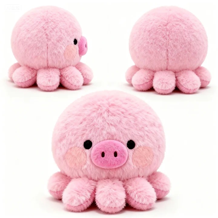 Customized Custom Kawaii Big Eyes Cat Giant Octopus Plush 150cm Plush Toy Cotton Doll 11