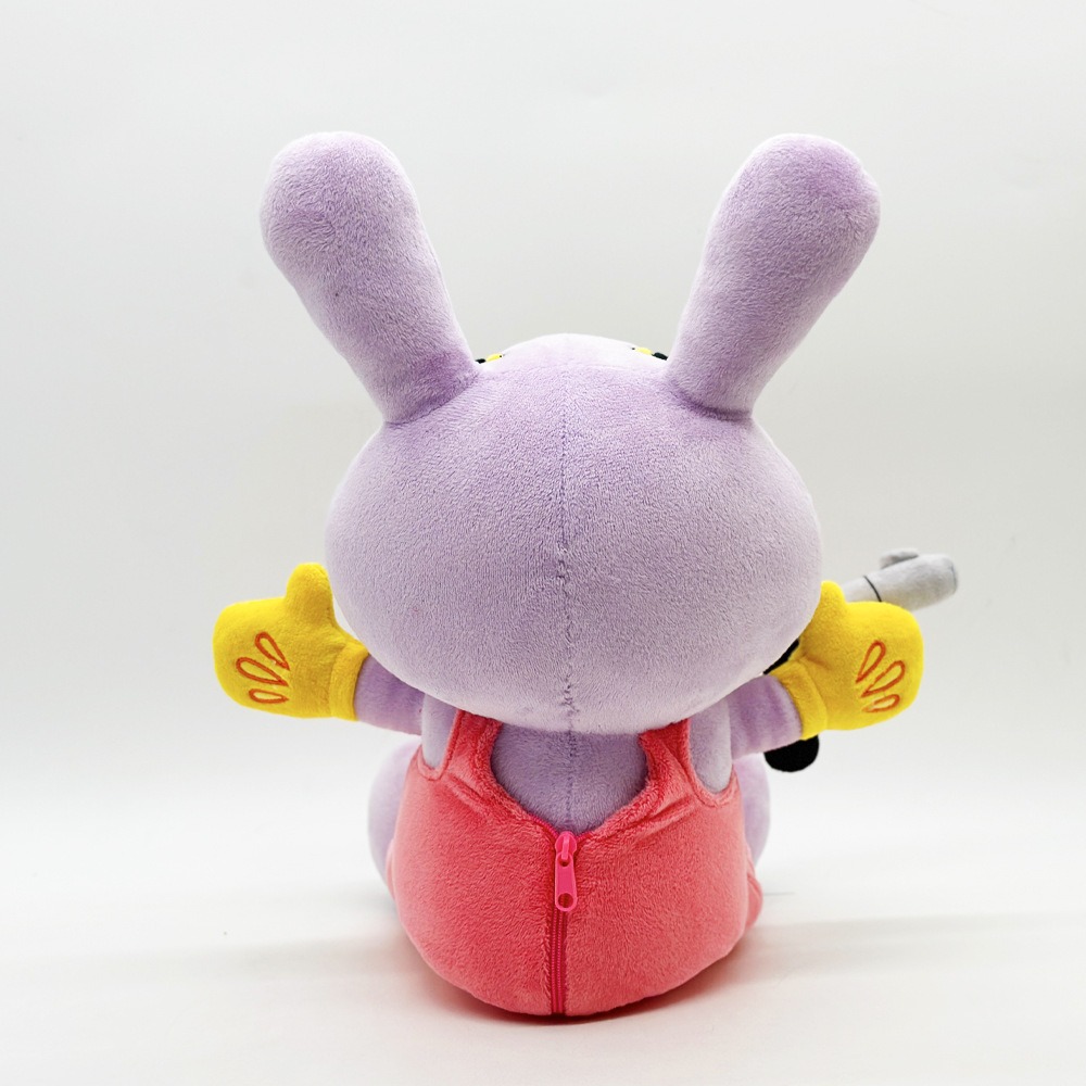 34cm Jax-Suit Pomni plush Stuffed Doll with Drill Prop Cute Cartoon Bunny Plush Toy 16