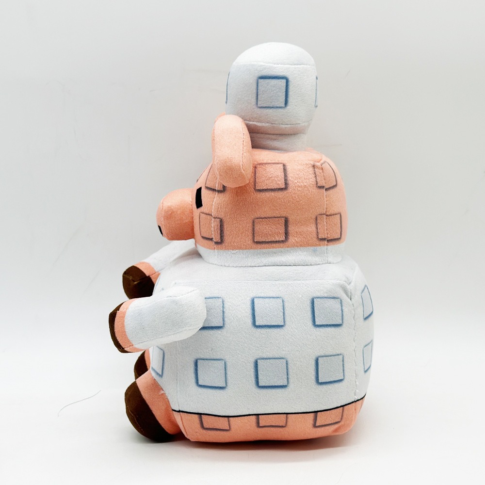 24cm Eco-Friendly Minecraft Pig Plush Toy - Sustainable Stuffed Animal 11