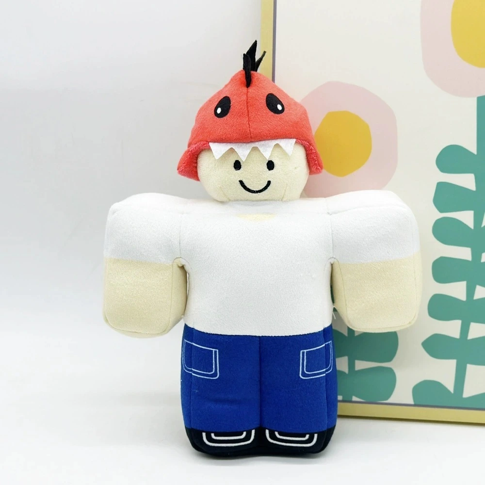 27cm Cartoon Character Plush Toy with Dinosaur Hat - Soft Stuffed Doll  Grow a Garden plush 1