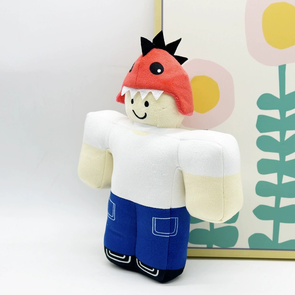 27cm Cartoon Character Plush Toy with Dinosaur Hat - Soft Stuffed Doll  Grow a Garden plush 11