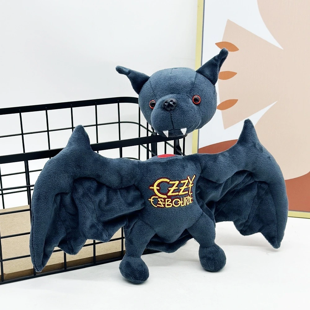 Ozzy Osbourne Bat Plush Toy – 35cm Rock Music Memorabilia Stuffed Animal with Wings and Fangs 1