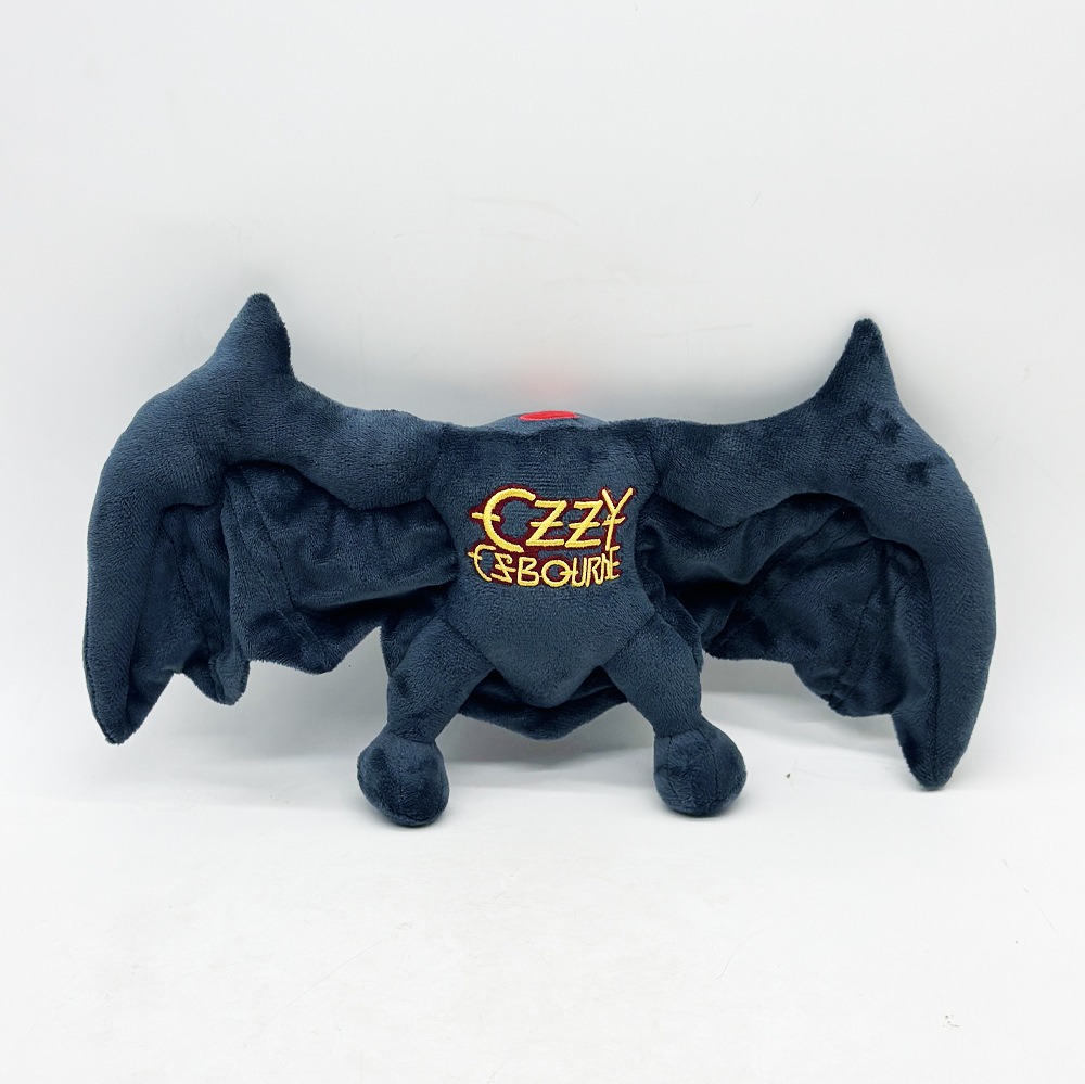 Ozzy Osbourne Bat Plush Toy – 35cm Rock Music Memorabilia Stuffed Animal with Wings and Fangs 14