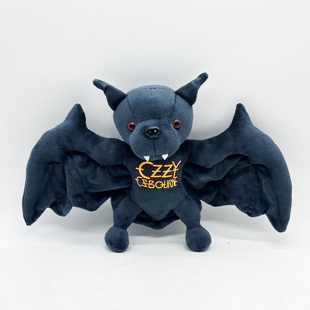 Ozzy Osbourne Bat Plush Toy – 35cm Rock Music Memorabilia Stuffed Animal with Wings and Fangs 17