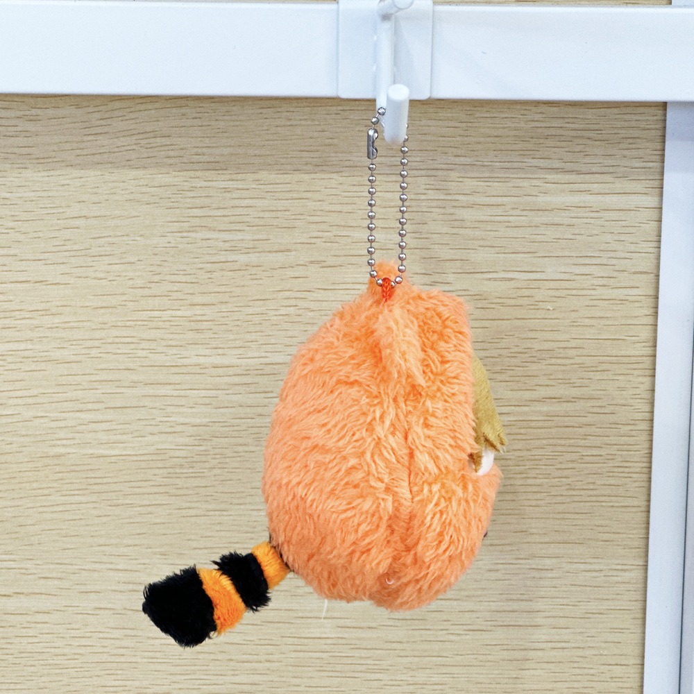 10cm  Biohazard Resident Evil Leon S Kennedy Kurumi Plush Keychain Orange Bear Style Doll Pendant Mini Stuffed Toy Charm 15